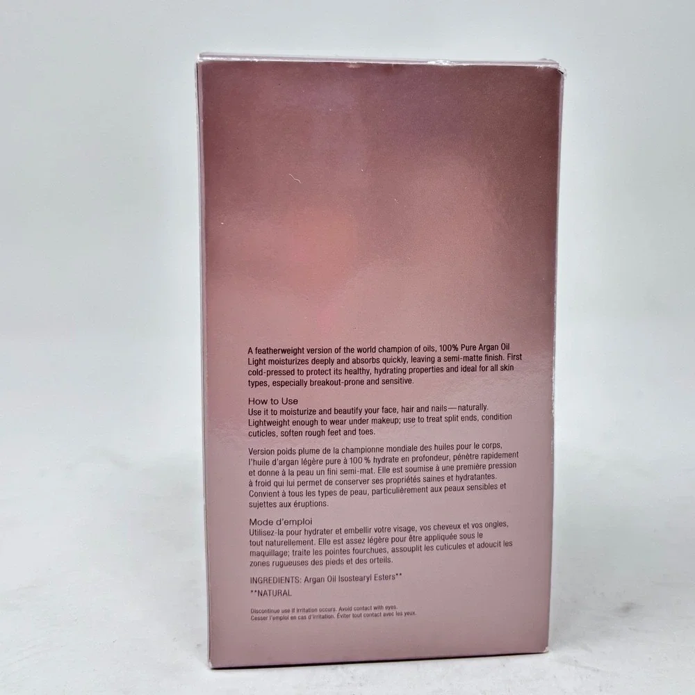 Josie Maran 100% Pure Argan Oil Light 6oz 184ml NIB
